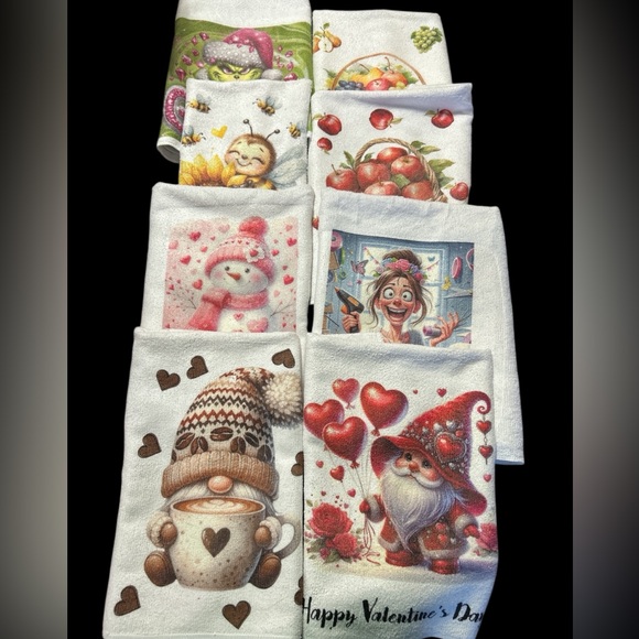 handcrafted Other - Winners Choice Set of 2 Kitchen Towels
Pairs or mix it up SEE PICS FOR CHOICES